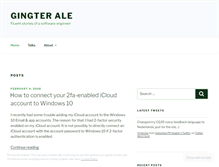 Tablet Screenshot of gingter.org